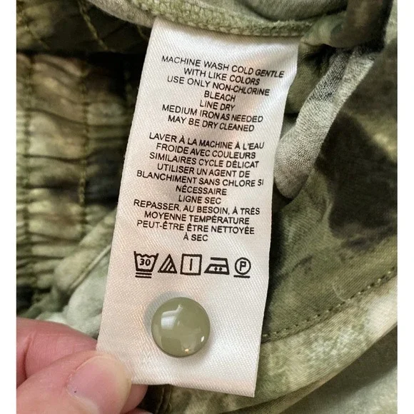 Anthropologie NWT The Somerset Jumpsuit Size Small Tall ST Women's Olive Green - Picture 8 of 14